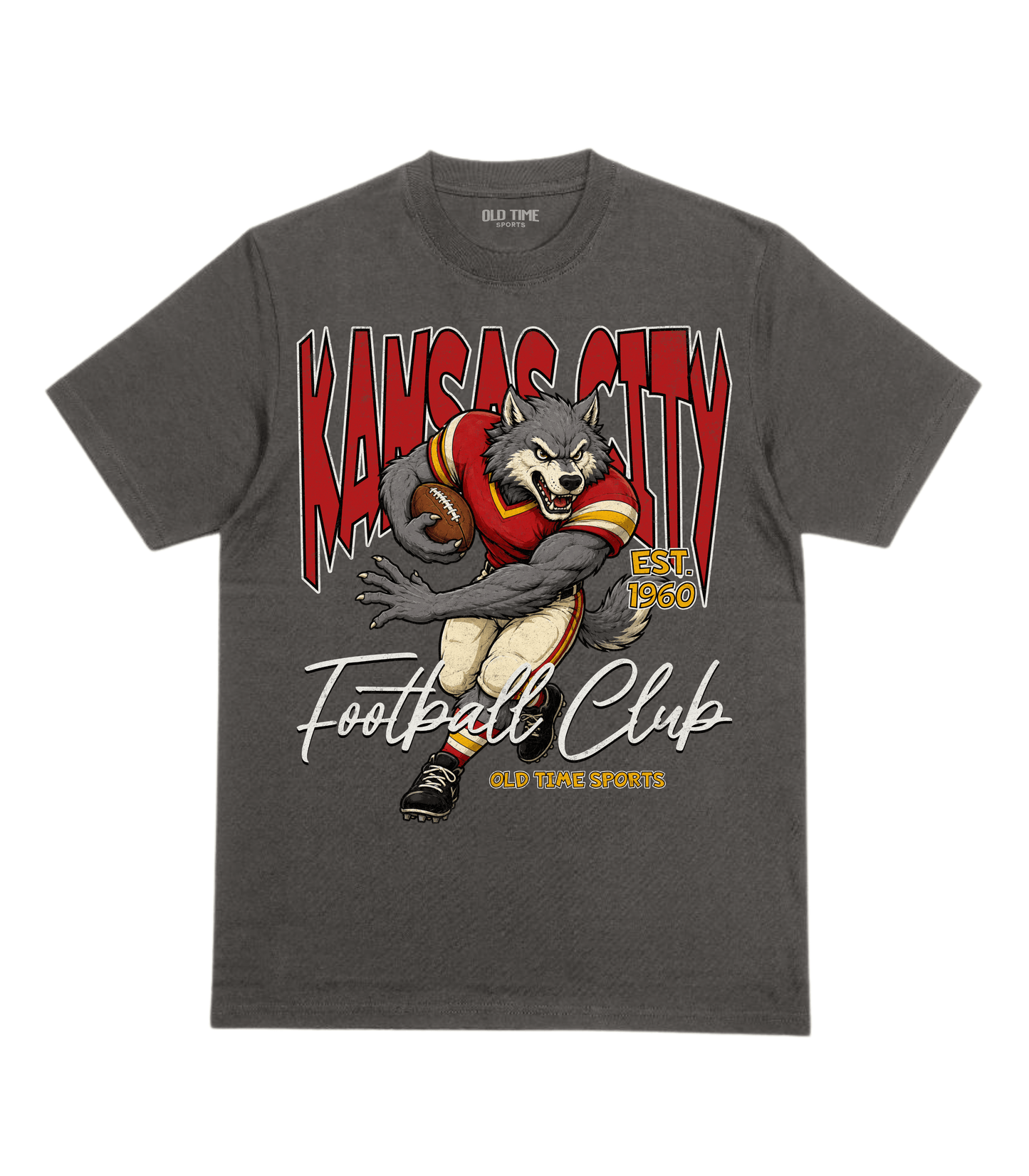 Kansas City Football 1960 v2 T-Shirt- Old Time Sports