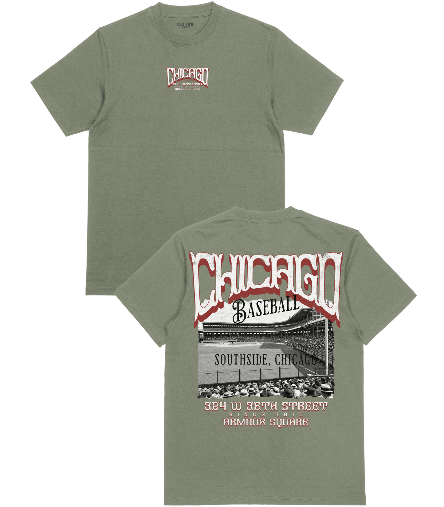 CHI Baseball Poster T-Shirt- Old Time Sports