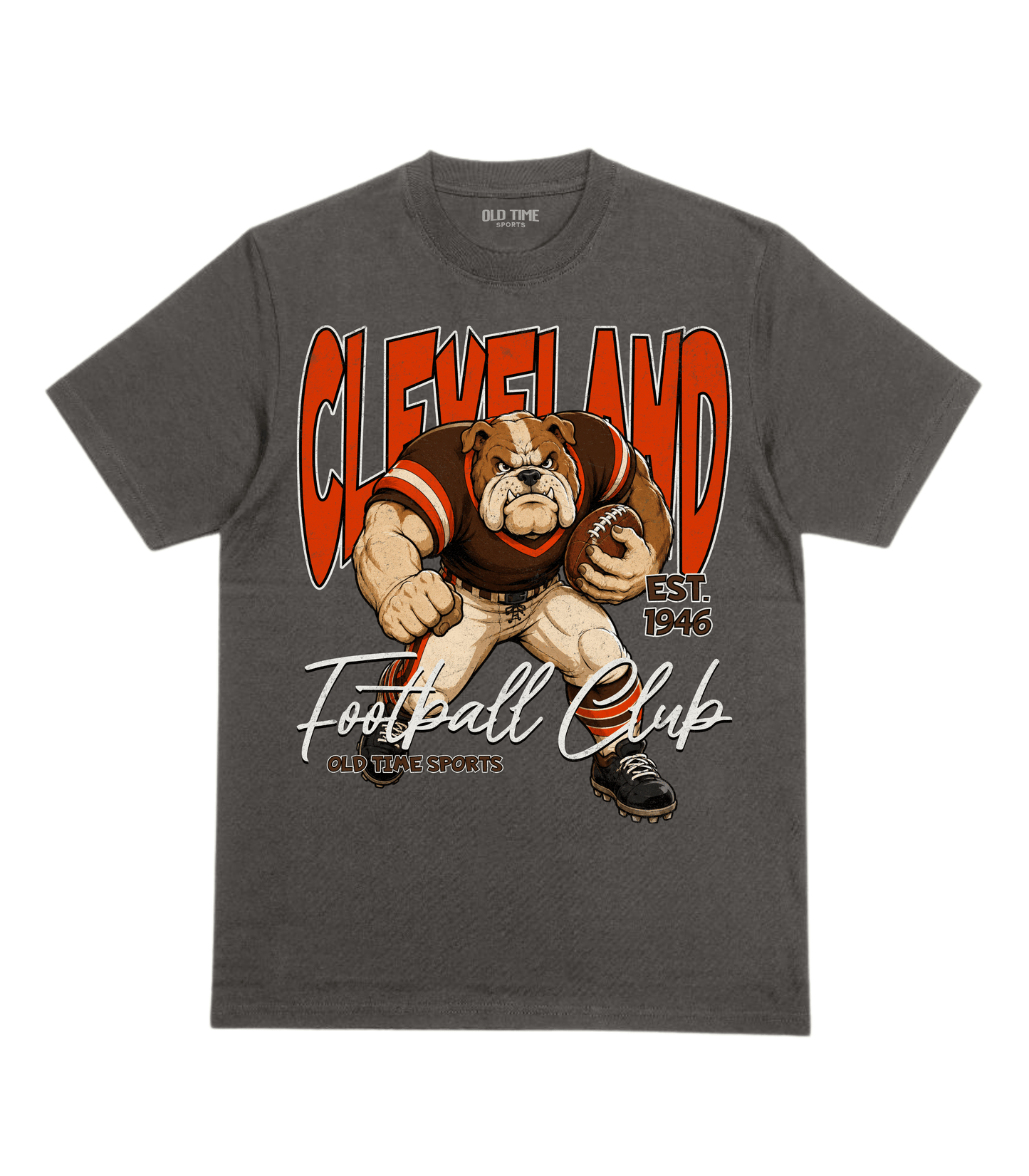 Cleveland Football 1946 v2 T-Shirt- Old Time Sports