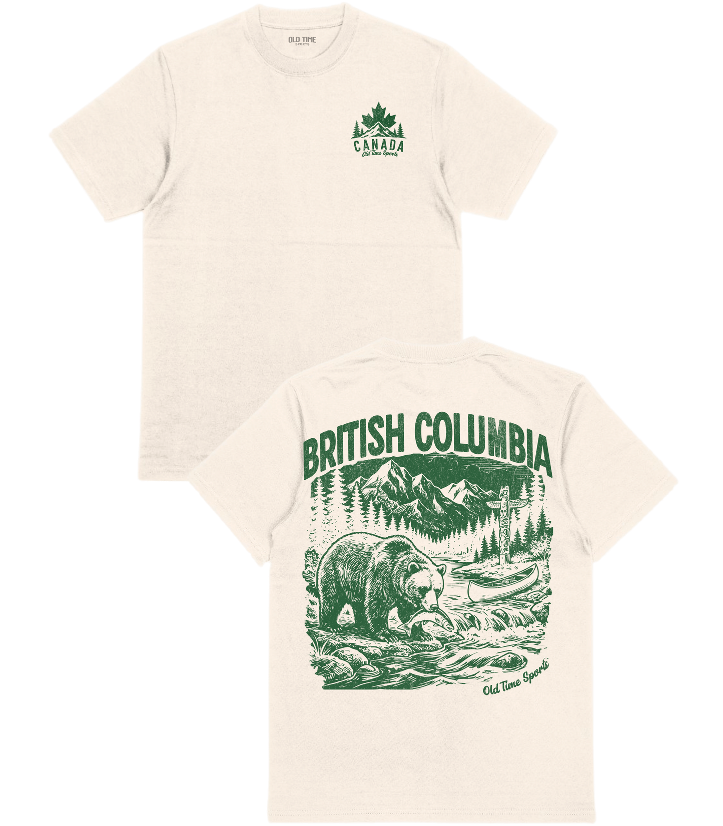 British Columbia Canada T-Shirt- Old Time Sports