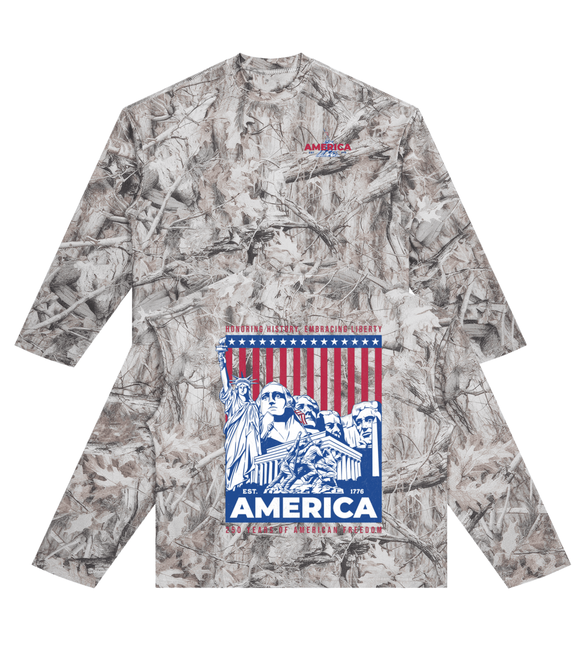 Embracing Liberty Waffle Camo Longsleeve