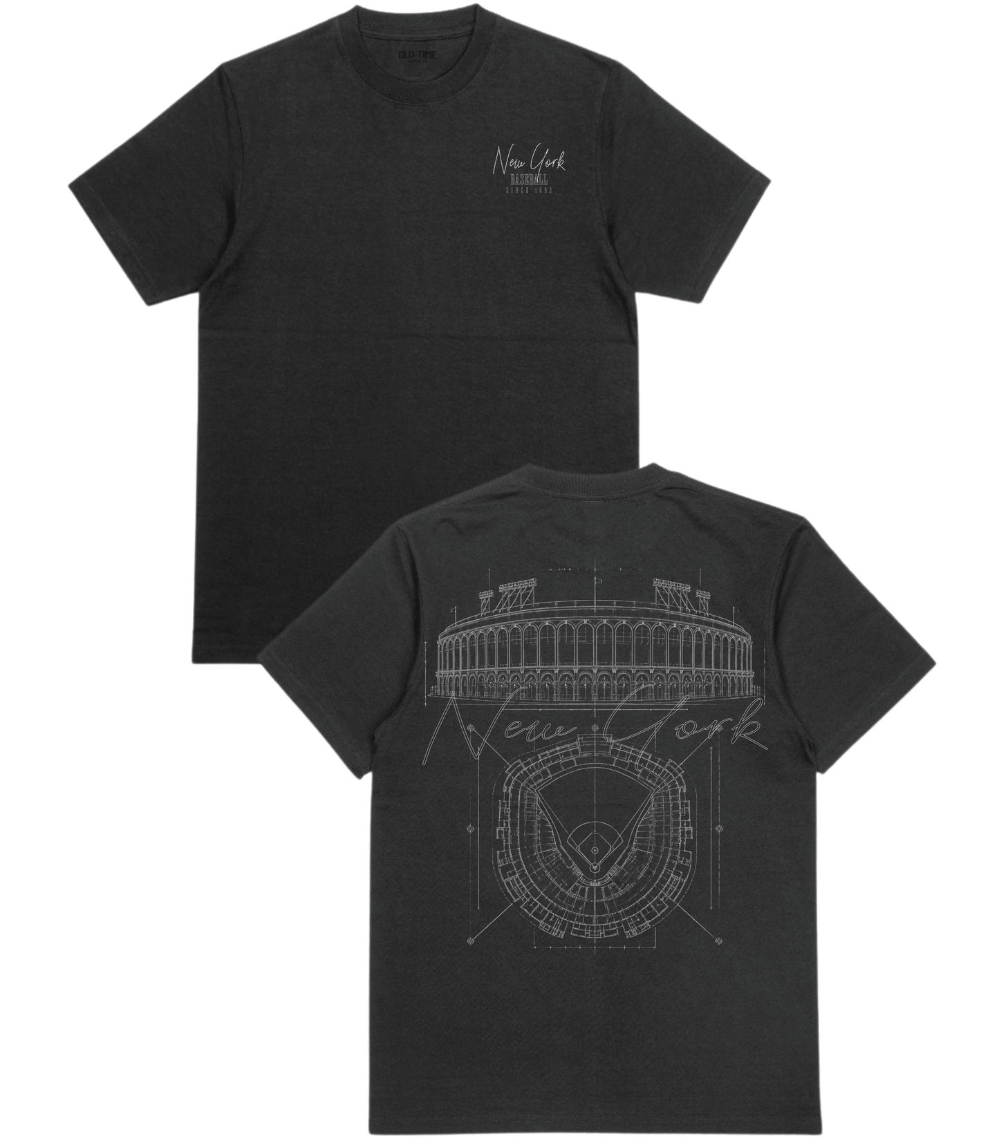 New York Blueprints T-Shirt- Old Time Sports