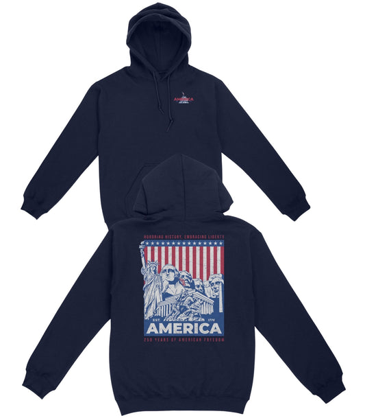 American Freedom Basic Hoodie - Old Time Sports