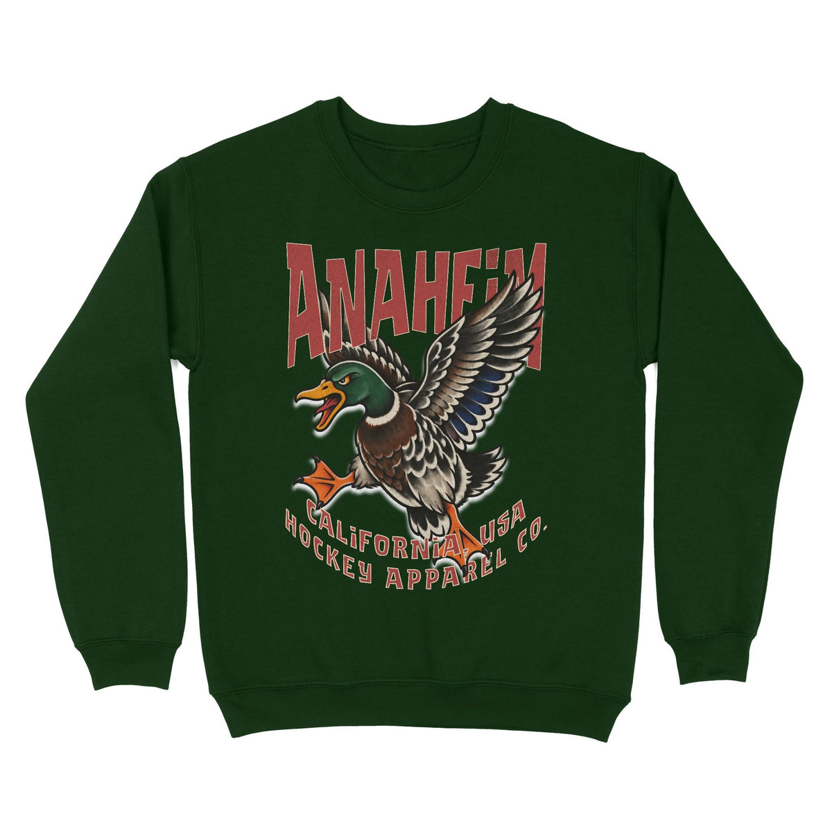 Anaheim Hockey Appl. Crewneck - Old Time Sports