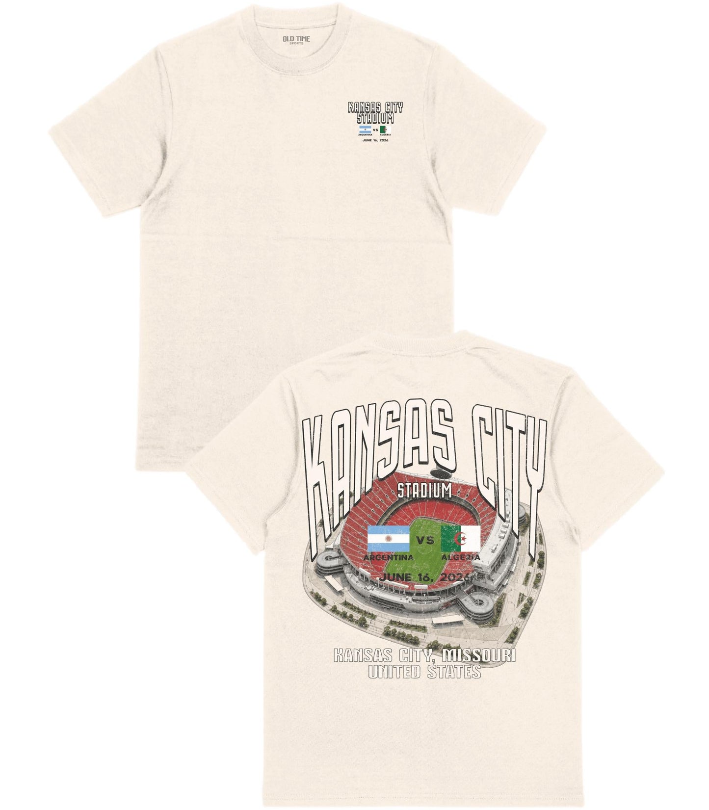 Argentina VS Algeria T-Shirt - Old Time Sports