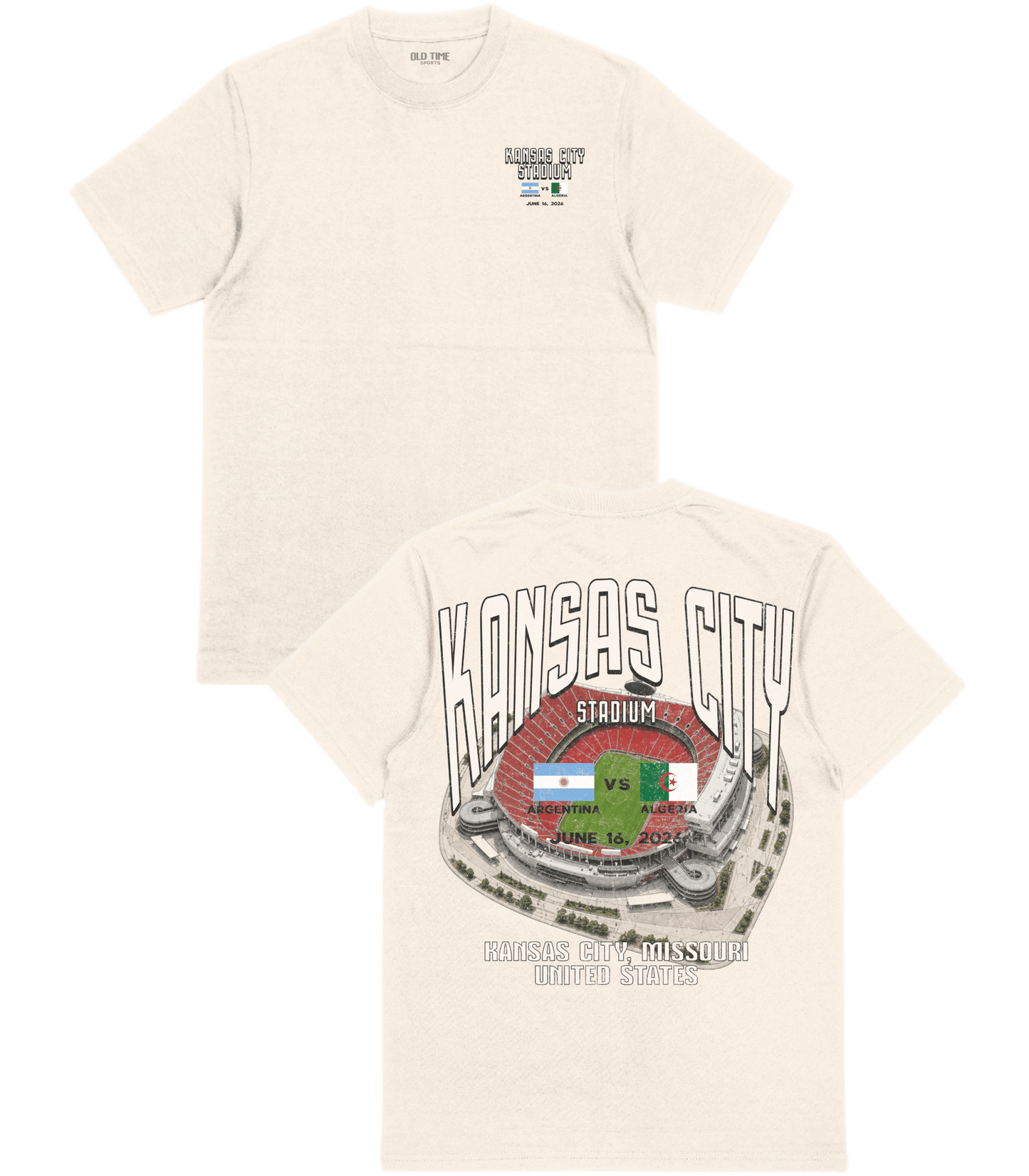 Argentina VS Algeria T-Shirt - Old Time Sports