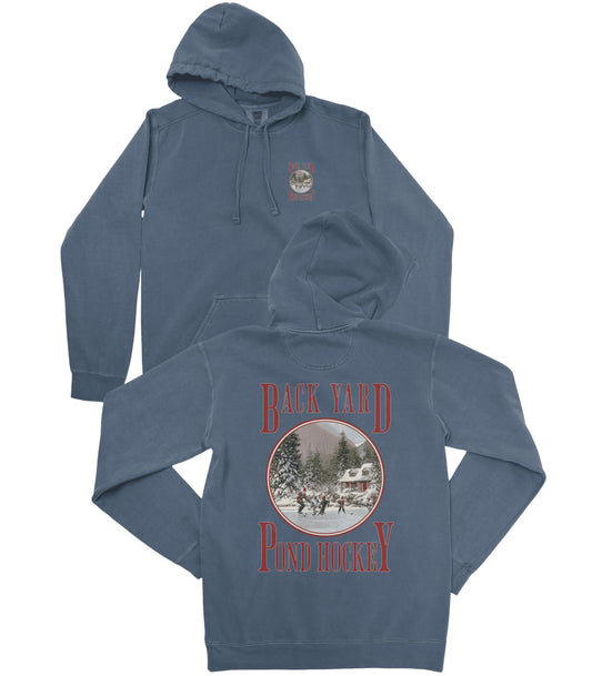 Back Yard Pond Hockey Premium Hoodie