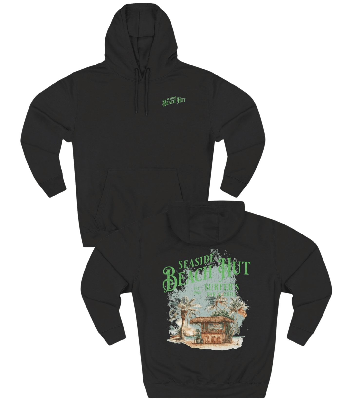 Beach Hut Hoodie - Old Time Sports