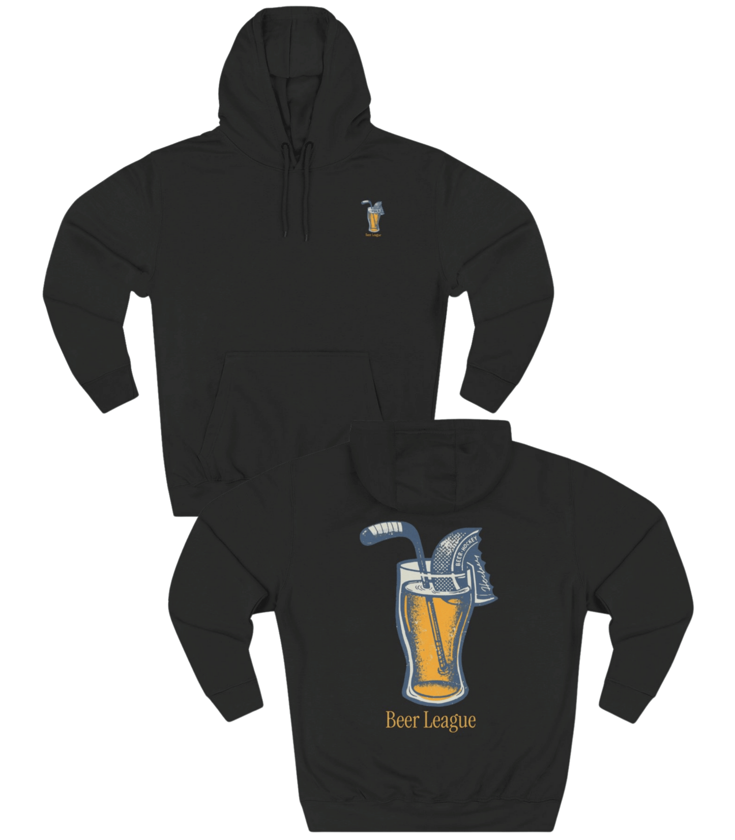 Beer League Hockey Hoodie - Old Time Sports