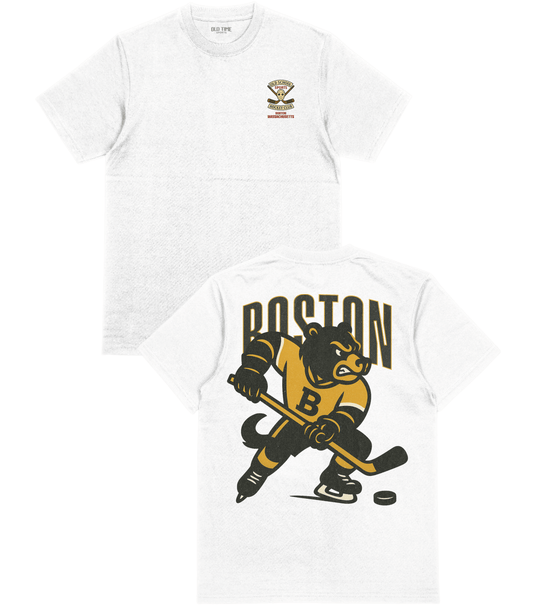 Boston Hockey v1 T-Shirt - Old Time Sports