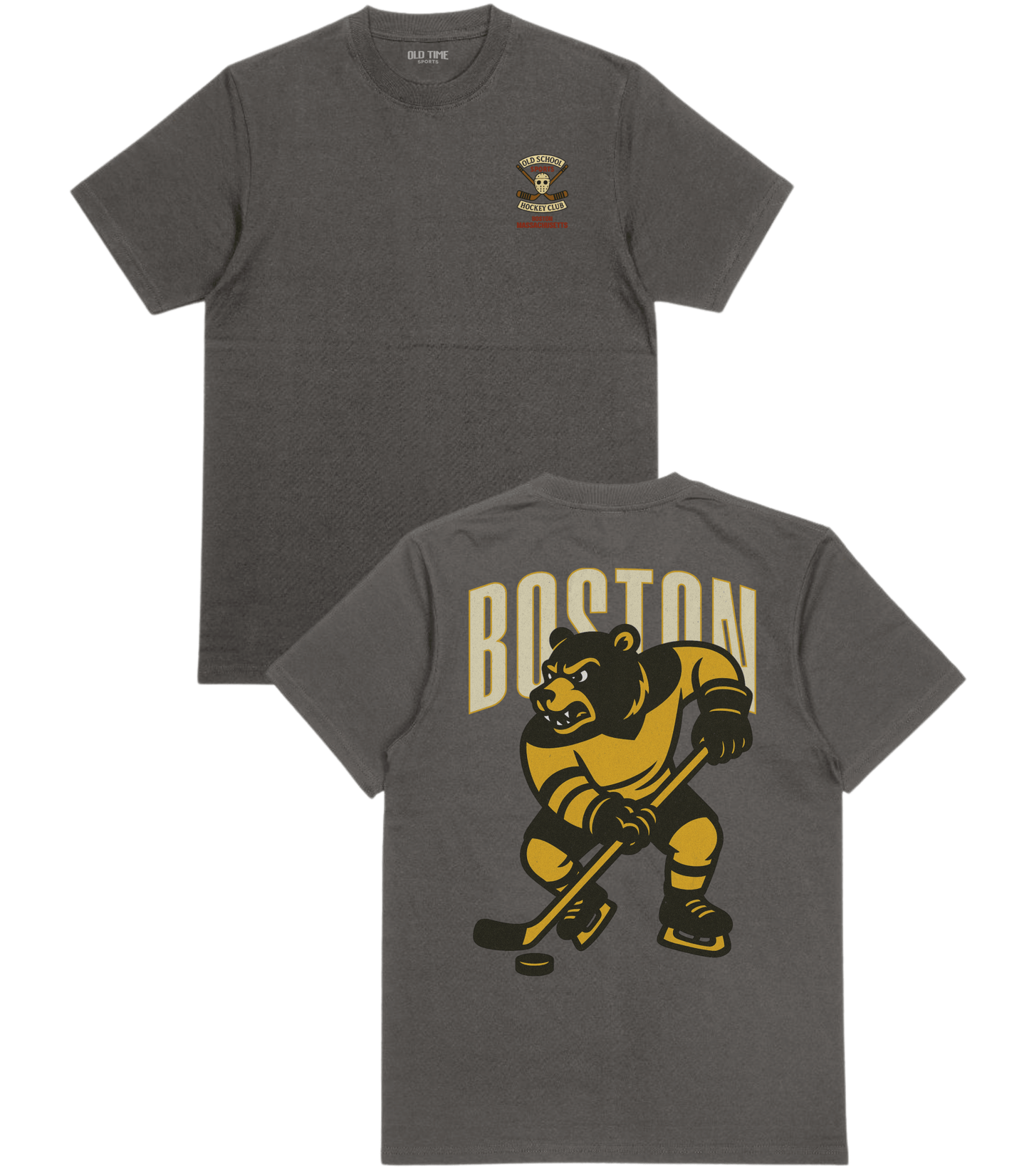 Boston Hockey v2 T-Shirt - Old Time Sports
