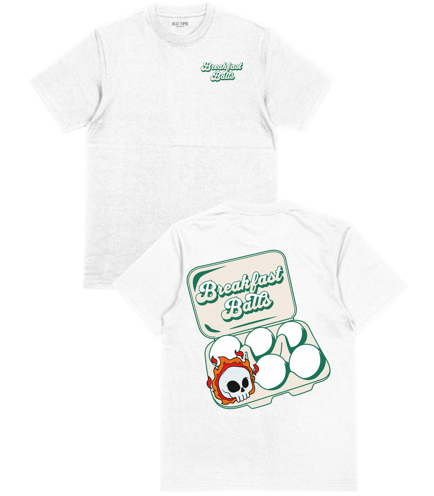 Breakfast Balls T-Shirt - Old Time Sports