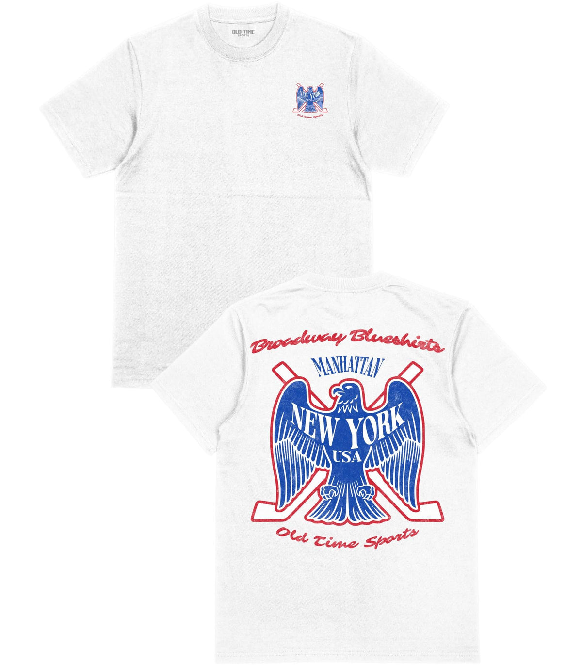 Broadway Blueshirts T-Shirt - Old Time Sports