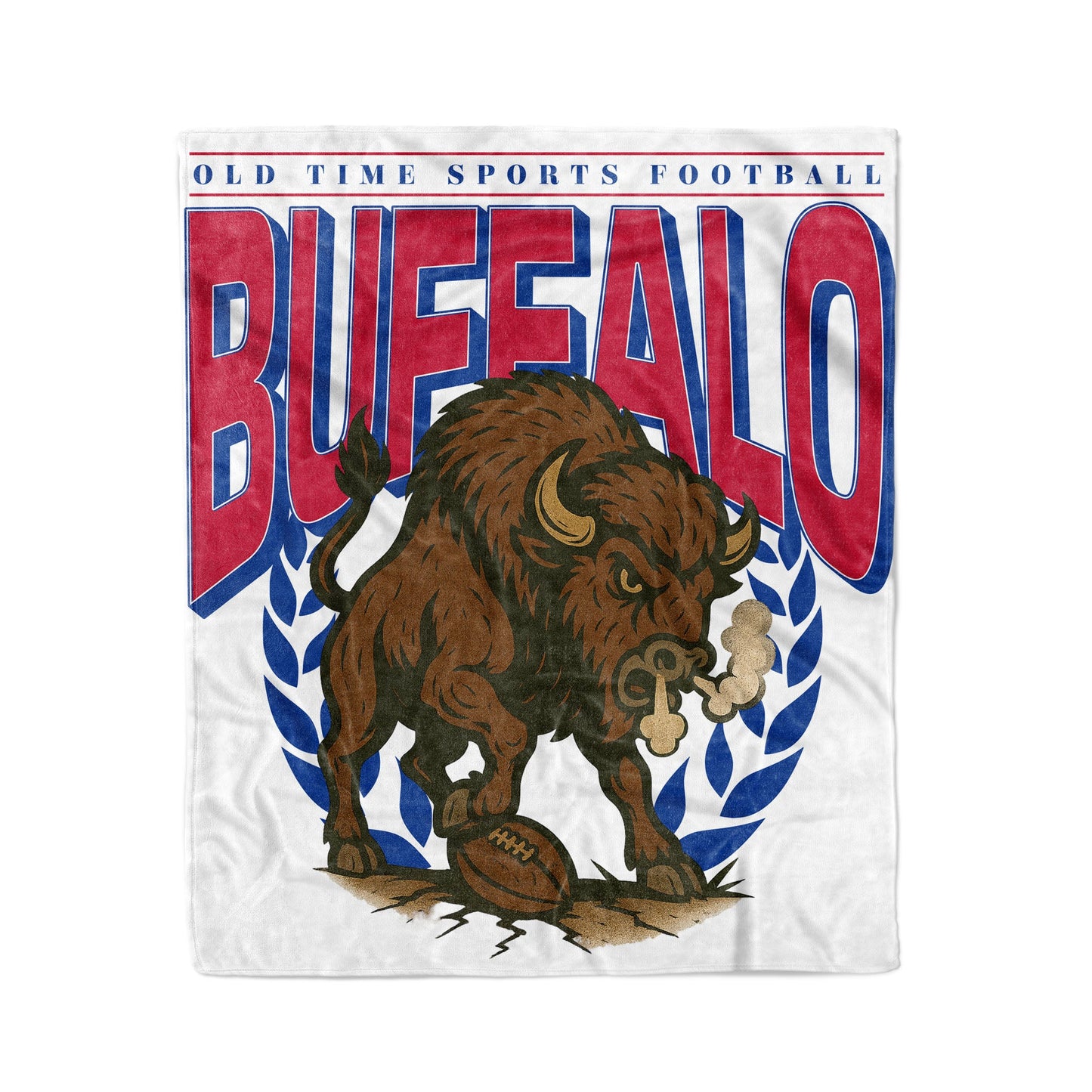 Buffalo Football 50x60in Fleece Blanket