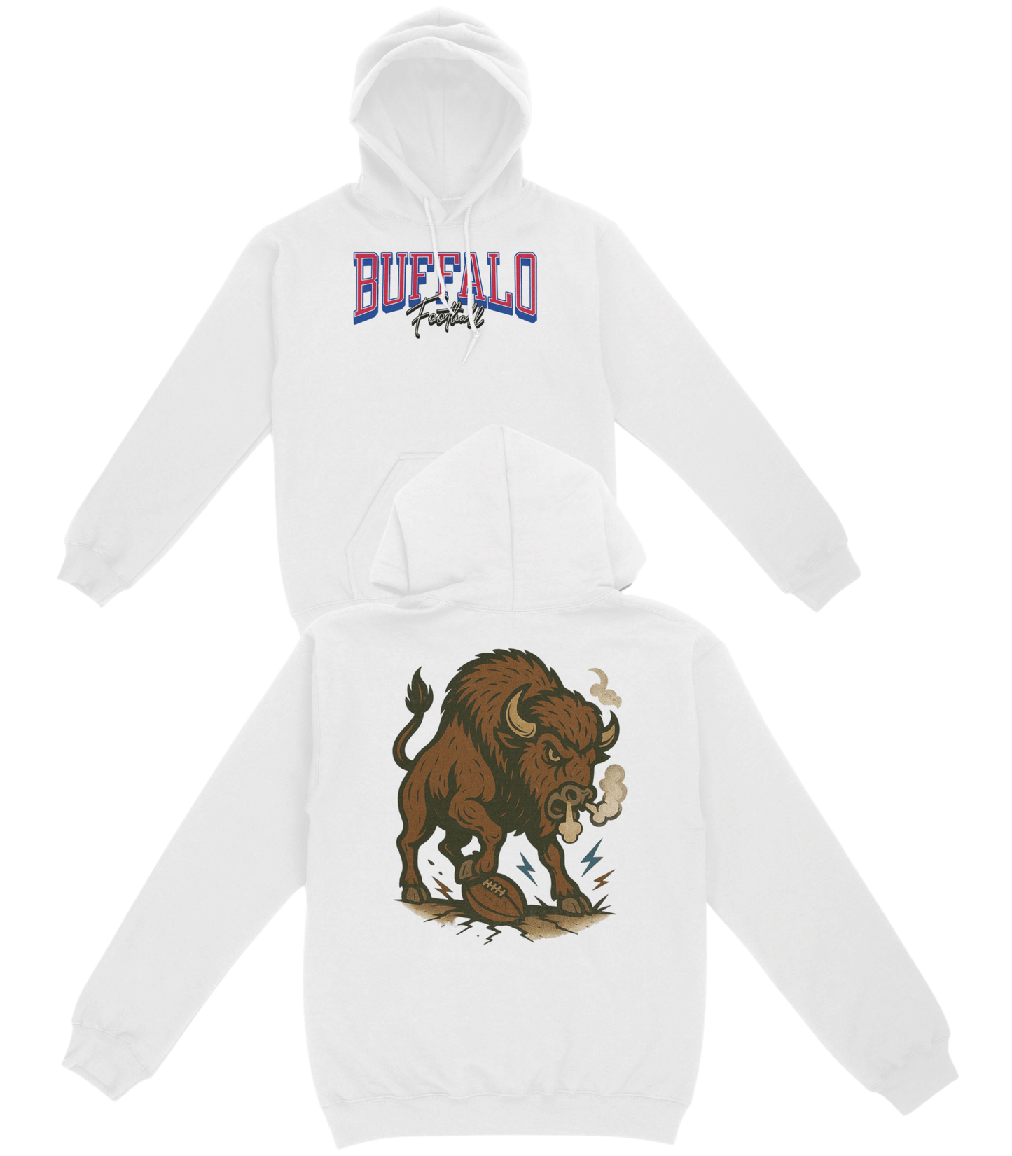 Buffalo Football Basic Hoodie - Old Time Sports