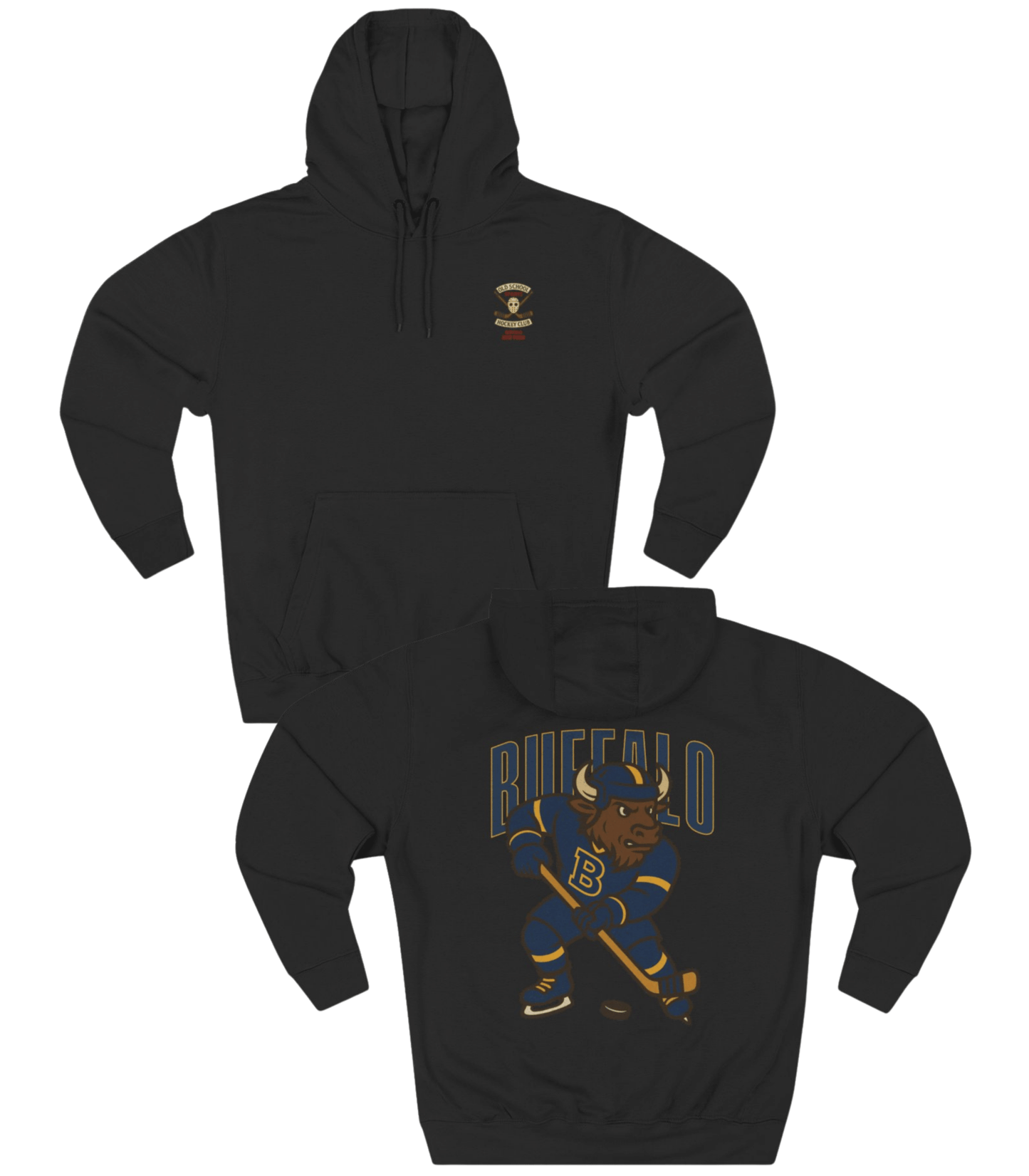 Buffalo Hockey v3 Hoodie - Old Time Sports
