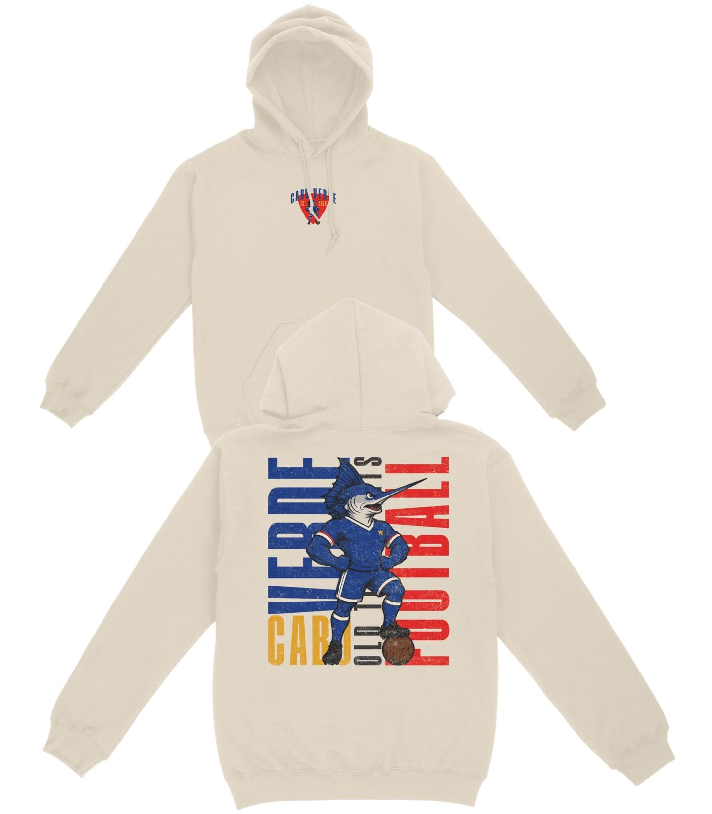 Cabo Verde Football Basic Hoodie - Old Time Sports