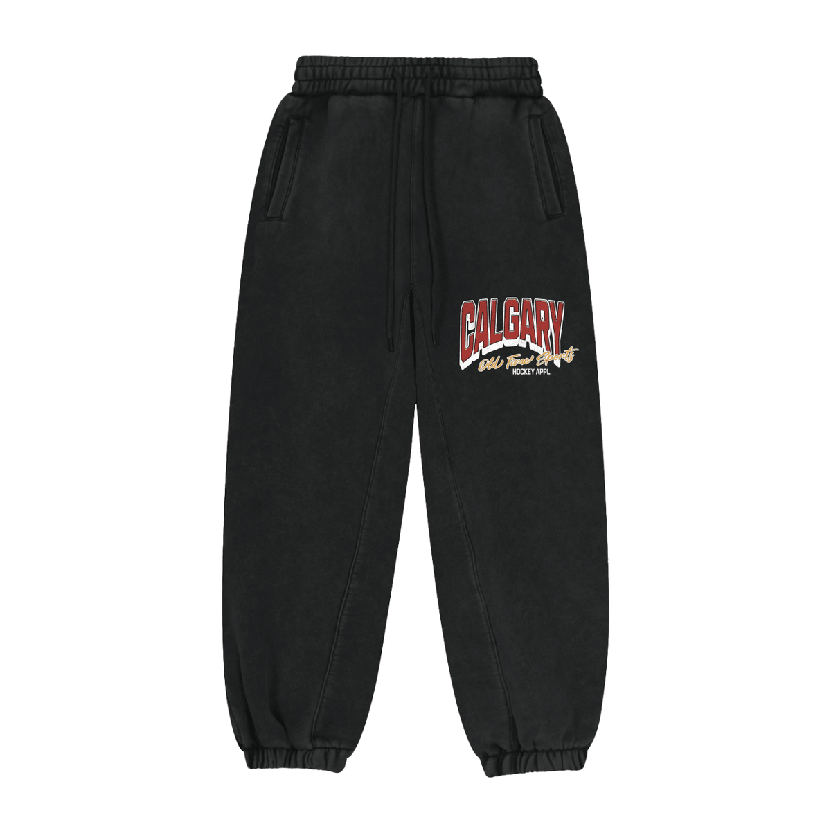 Calgary Hockey Appl. Warmup Joggers - Old Time Sports