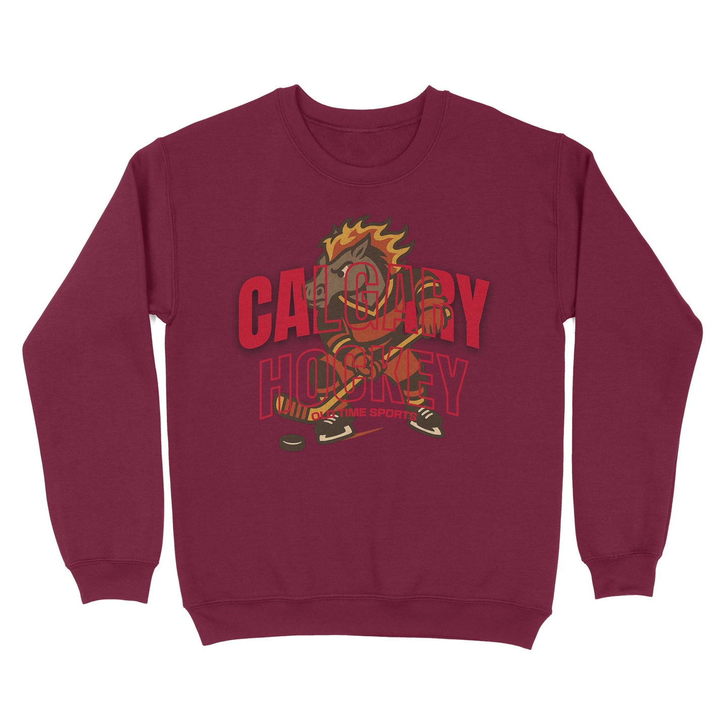 Calgary Hockey Basic Crewneck - Old Time Sports