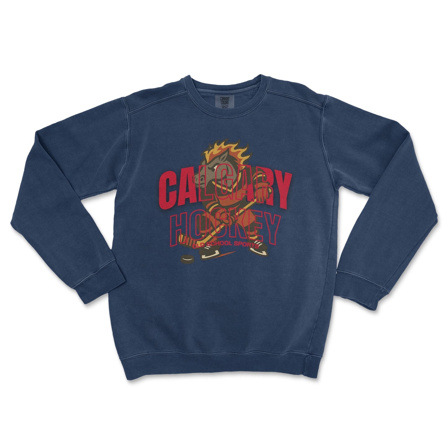 Calgary Hockey Crewneck - Old Time Sports