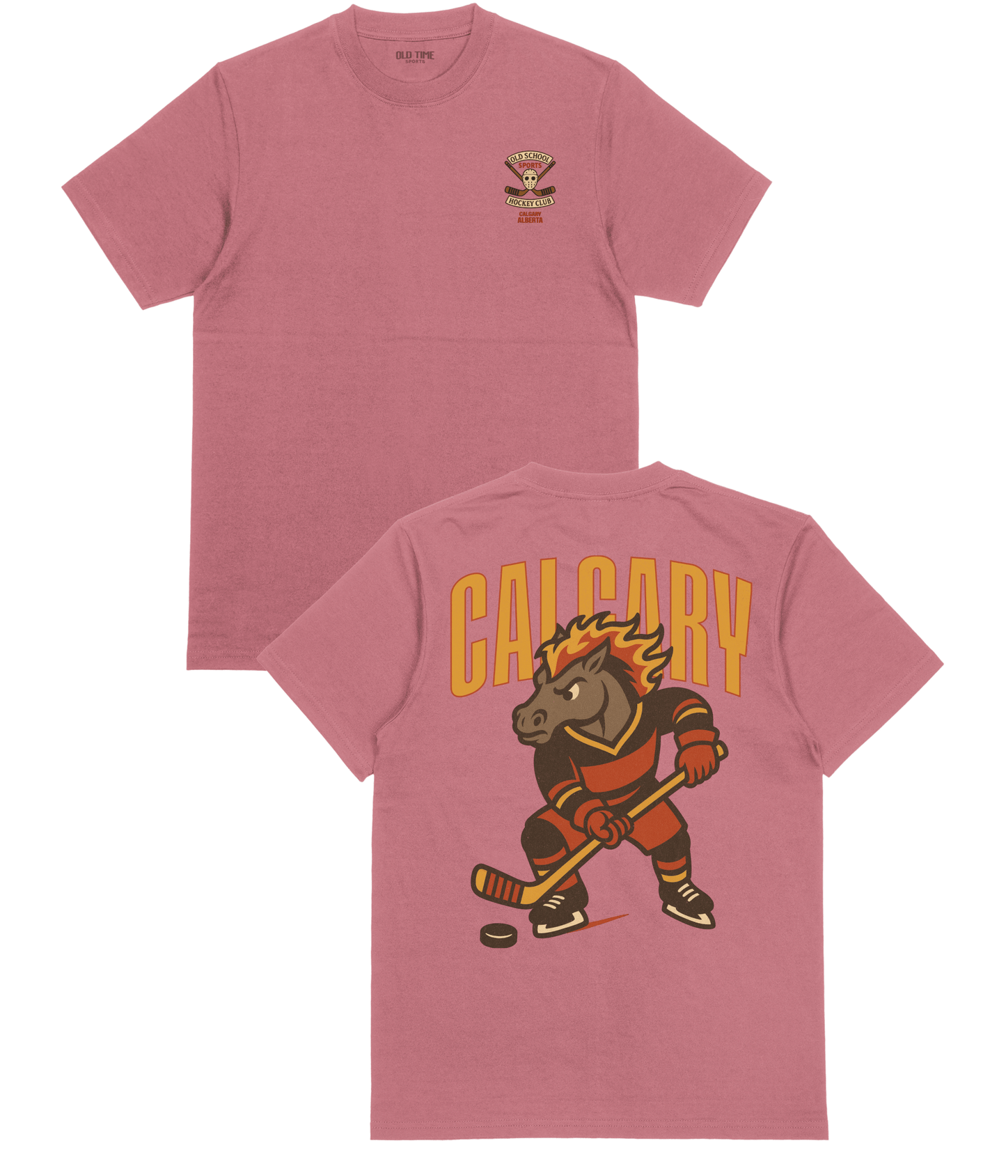 Calgary Hockey v2 T-Shirt - Old Time Sports