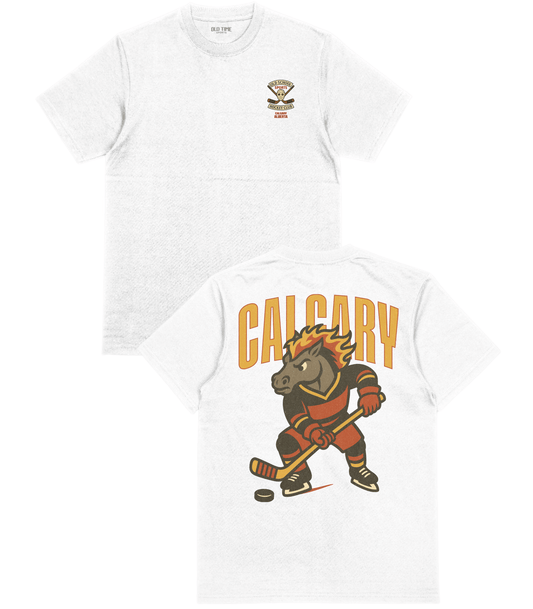 Calgary Hockey v2 T-Shirt - Old Time Sports