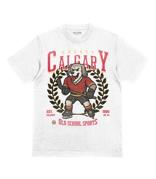 Calgary Hockey v3 T-Shirt - Old Time Sports