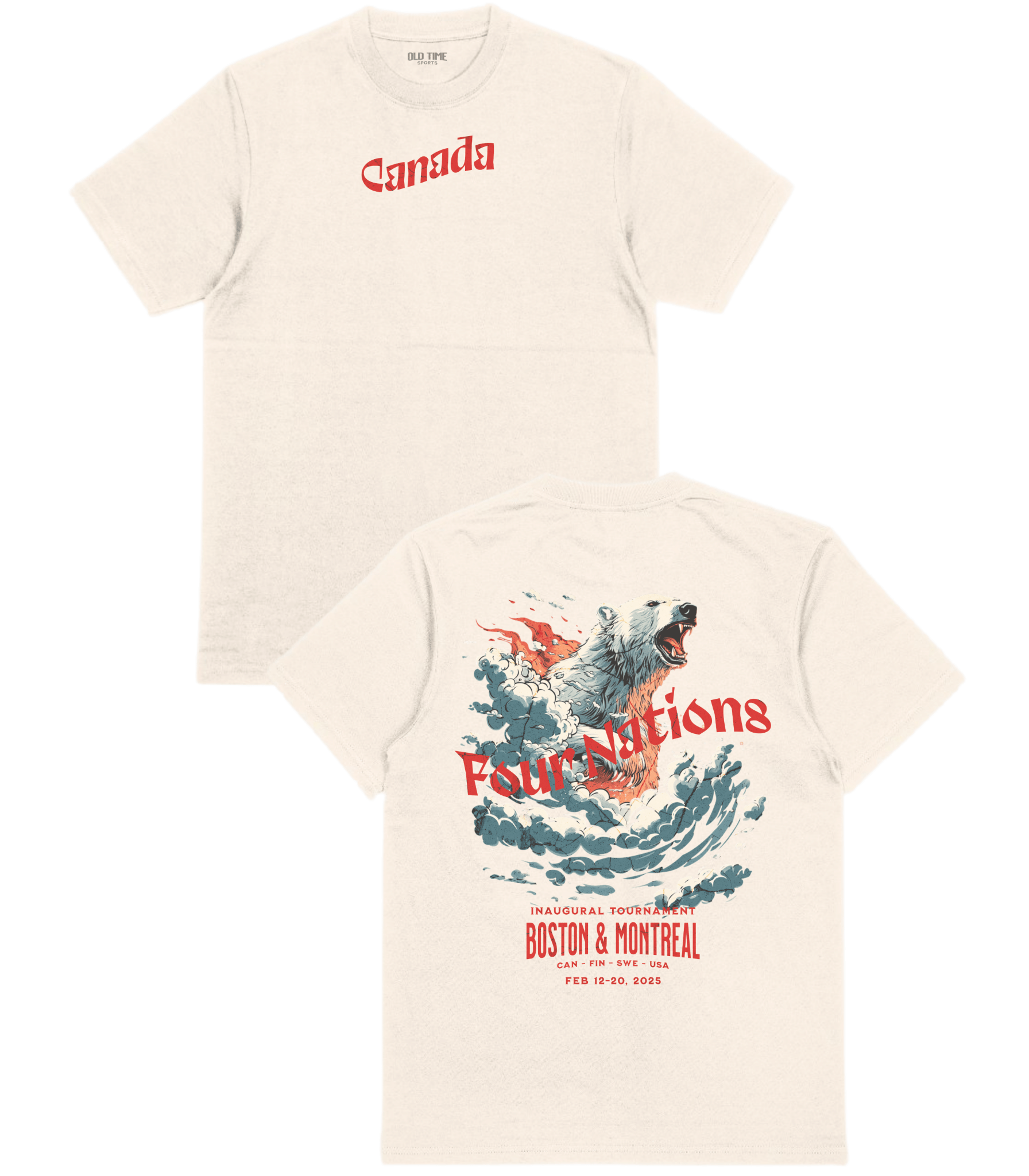 Canada Four Nations T-Shirt - Old Time Sports