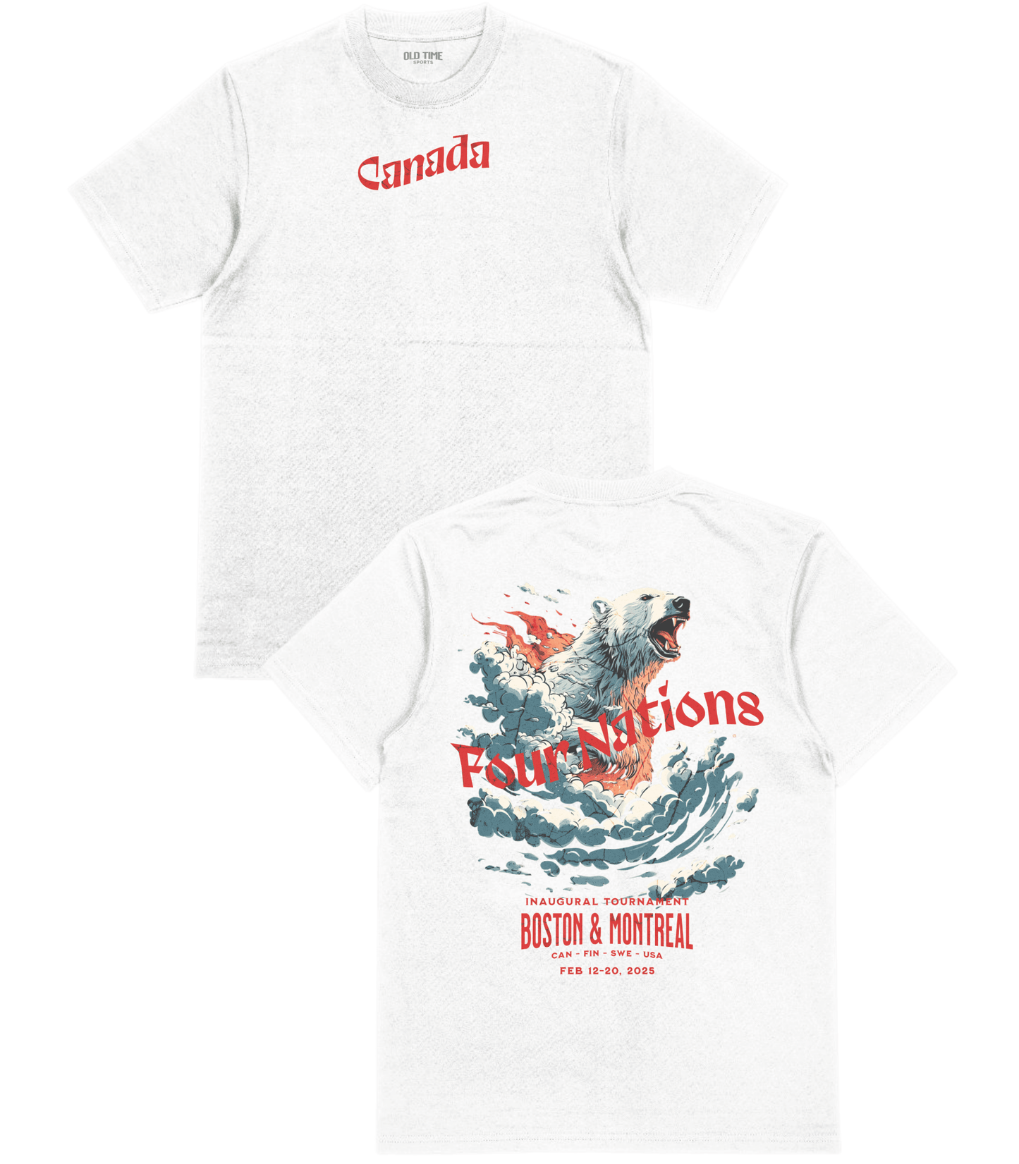 Canada Four Nations T-Shirt - Old Time Sports