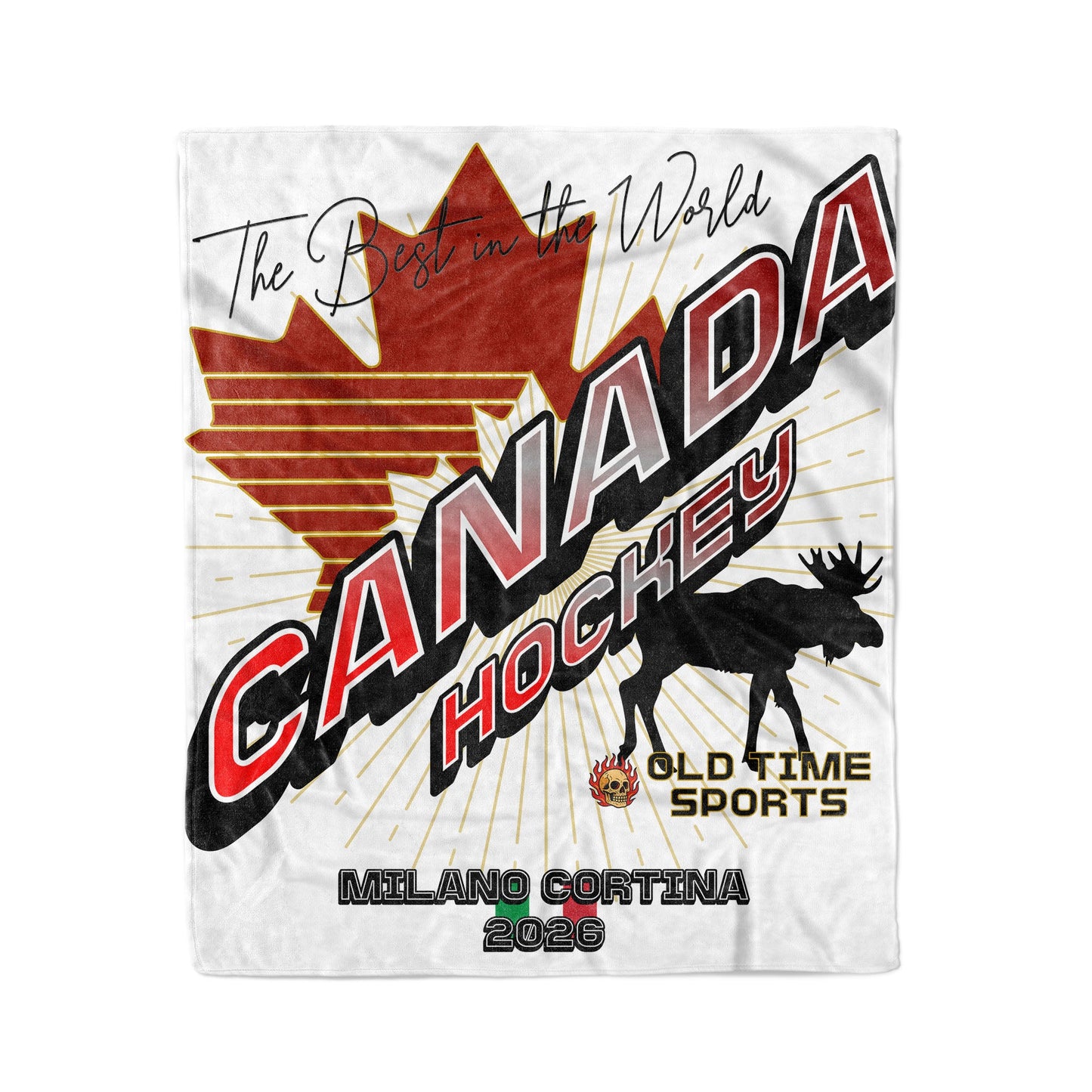 Canada Hockey 50x60in Fleece Blanket - Old Time Sports
