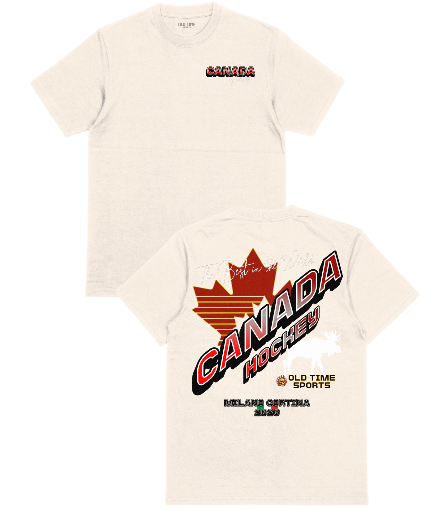 Canada Hockey v3 T-Shirt - Old Time Sports
