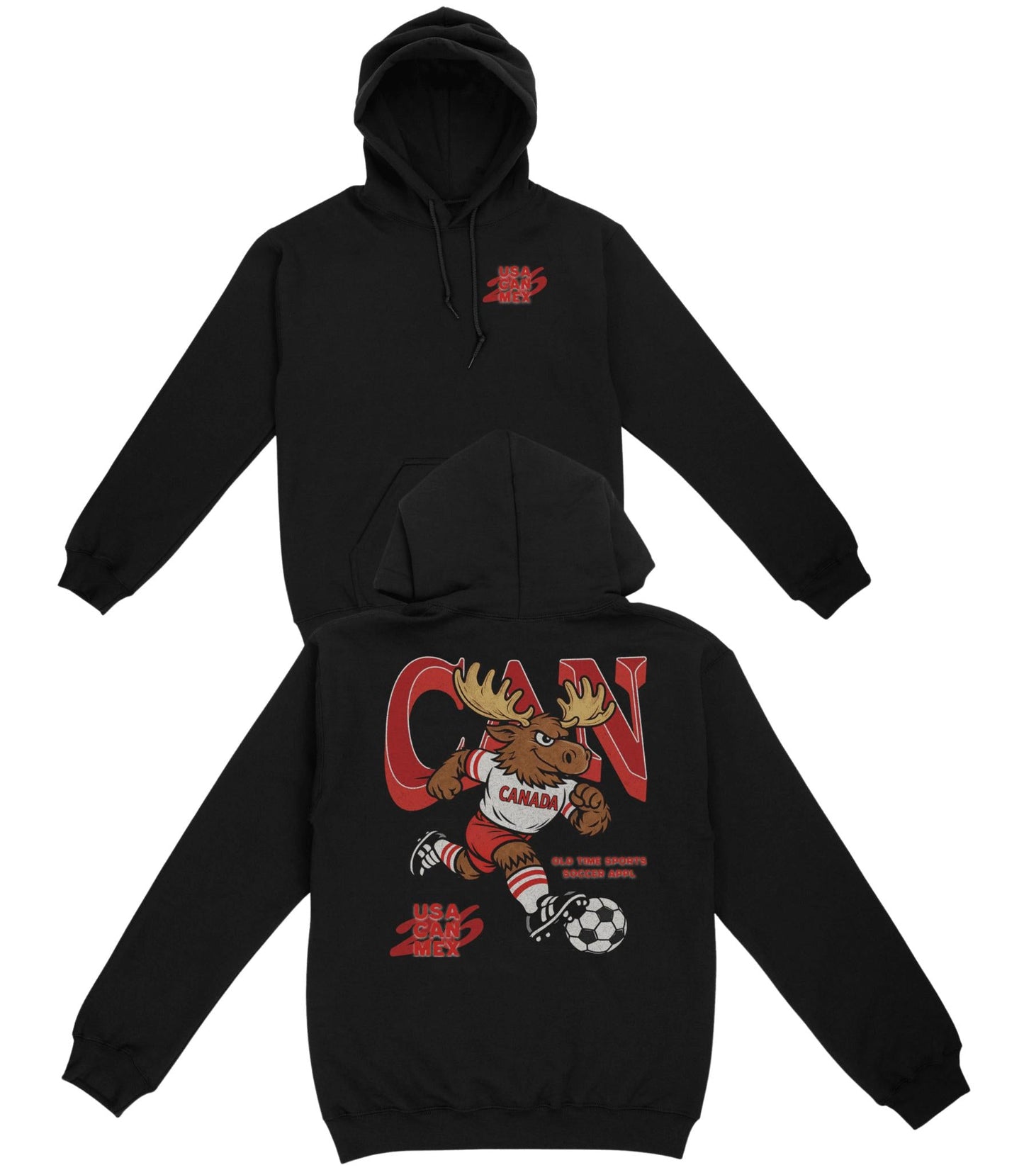 Canada Soccer Team Basic Hoodie - Old Time Sports