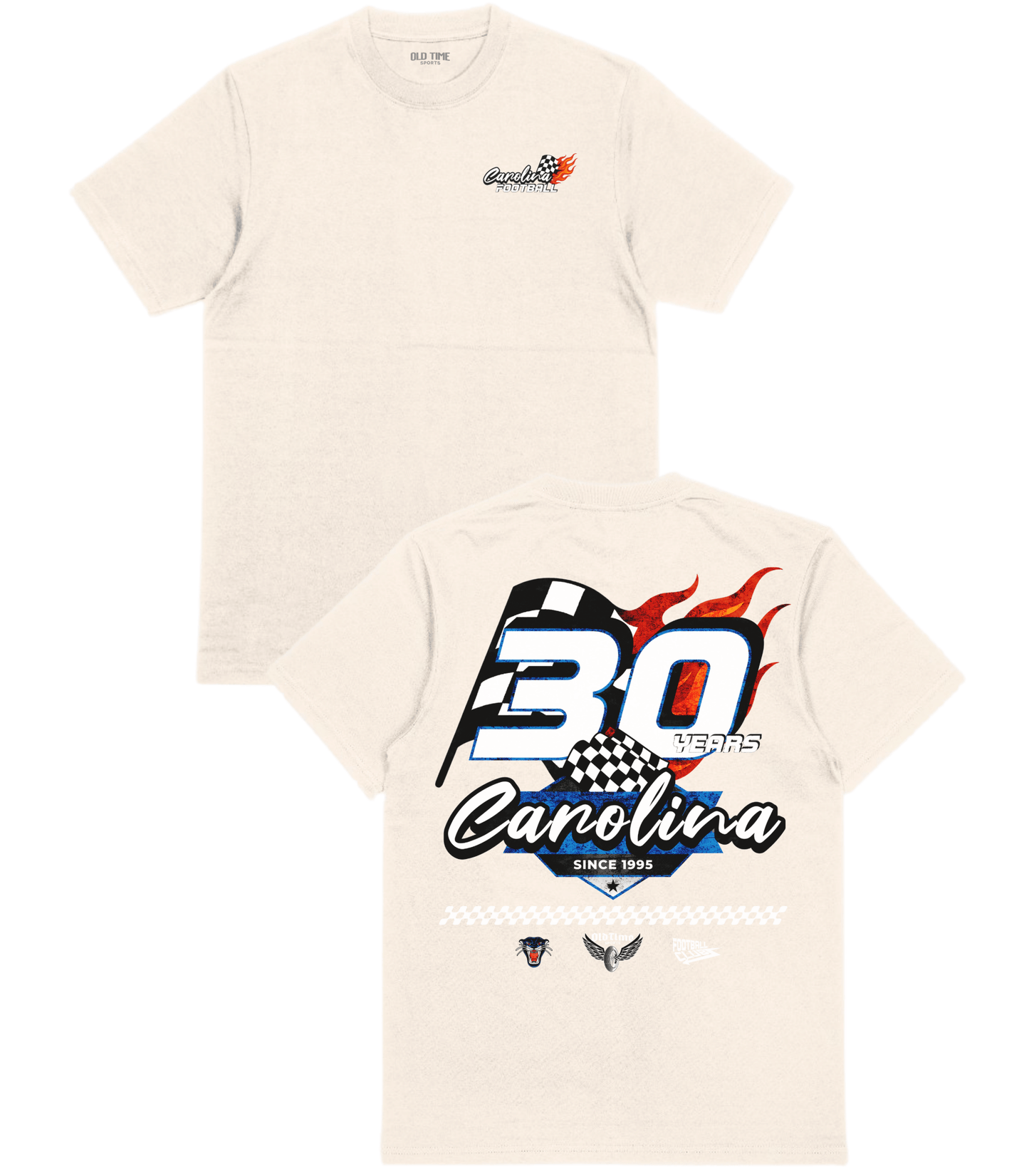 CAR Football "Racing" T-Shirt - Old Time Sports