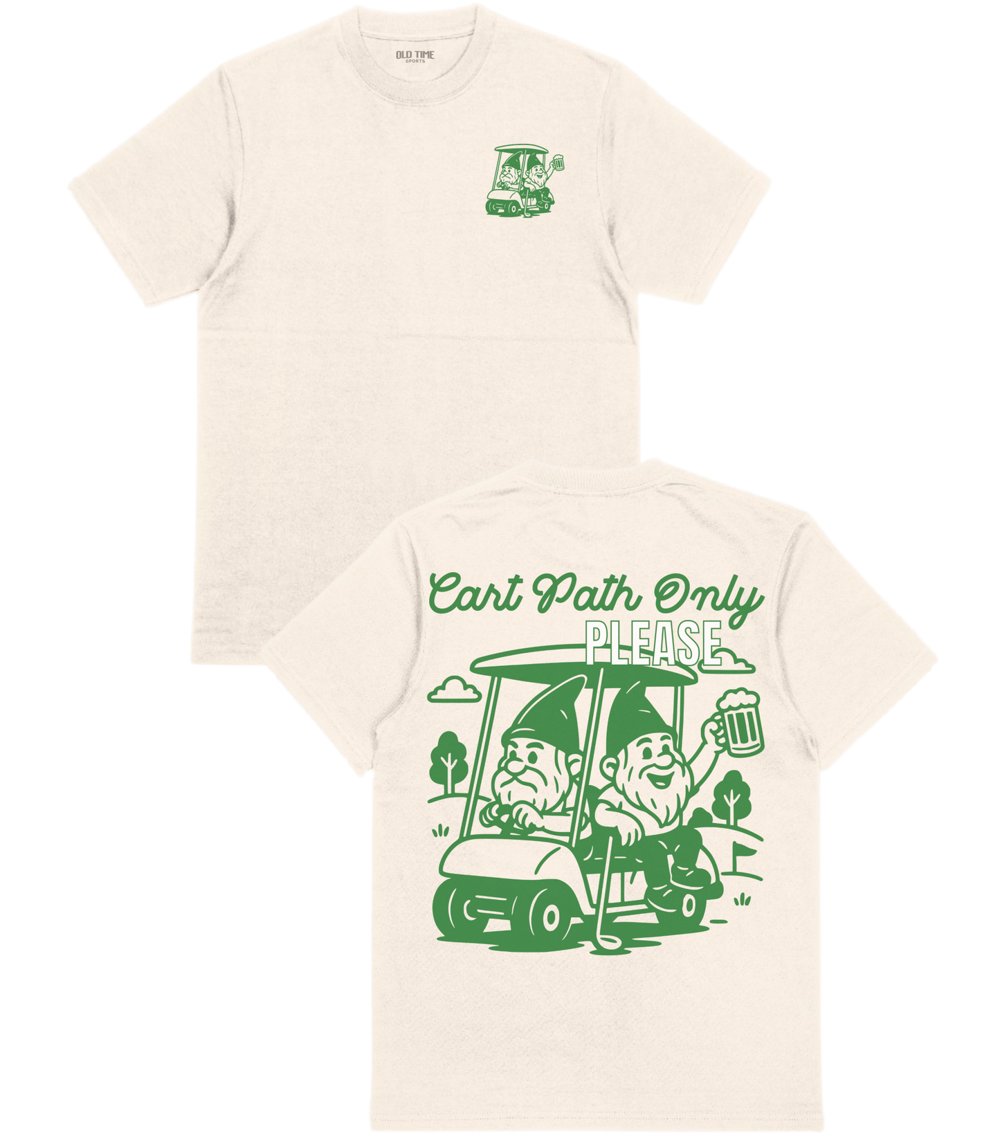 Cart Path Only T-Shirt - Old Time Sports