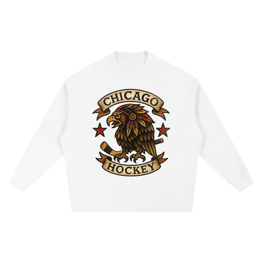 Chicago Hockey Knitted Sweater - Old Time Sports