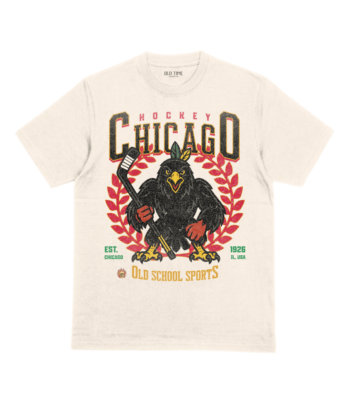 Chicago Hockey v2 T-Shirt - Old Time Sports