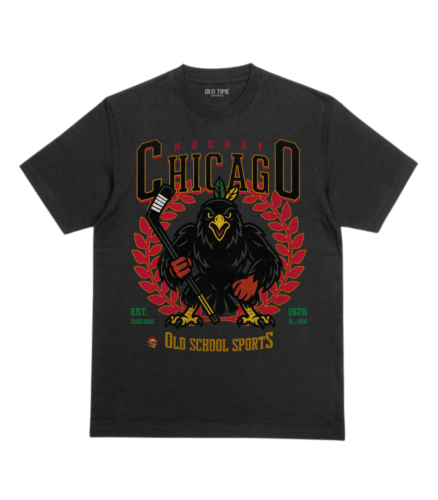 Chicago Hockey v2 T-Shirt - Old Time Sports