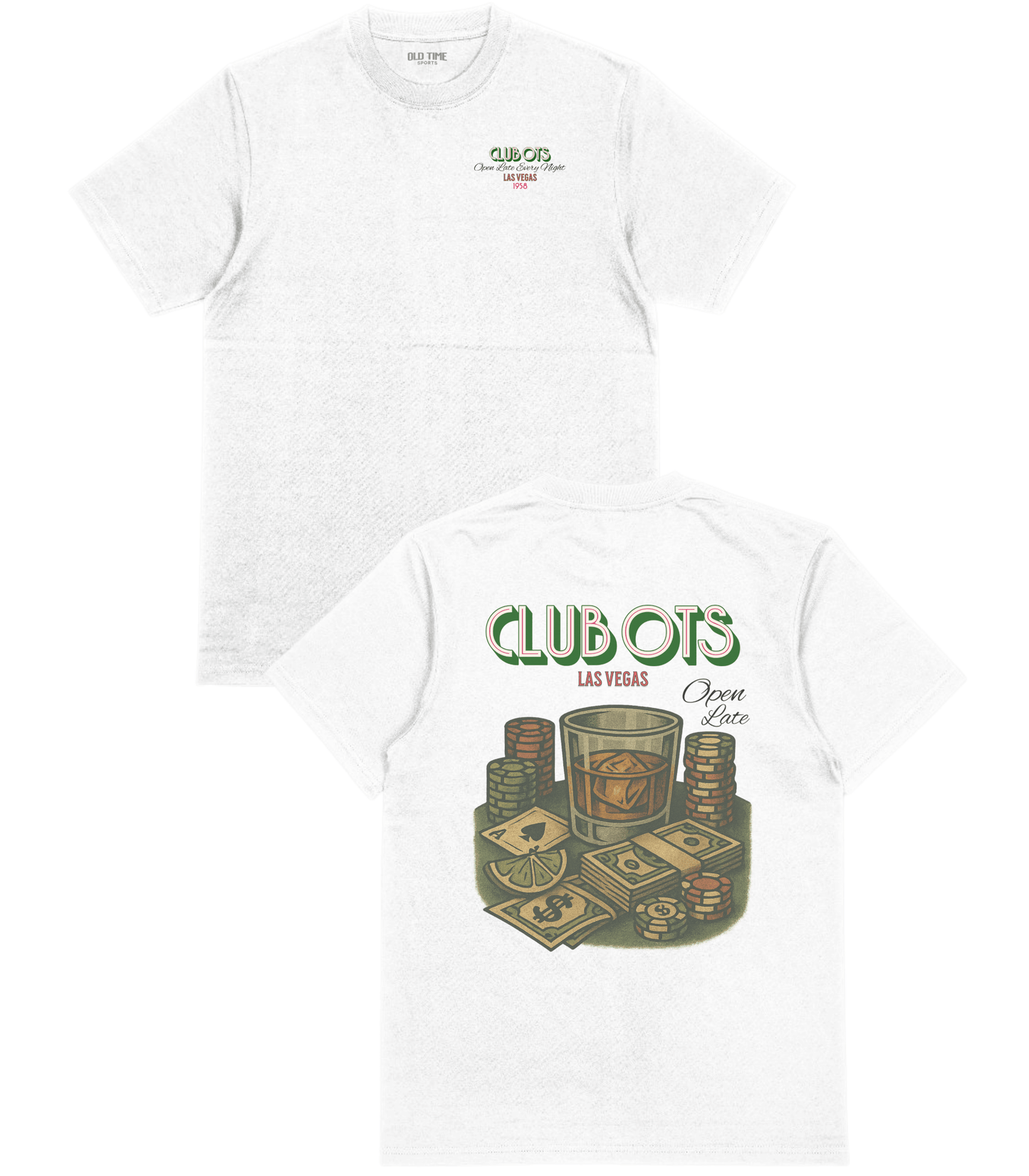Club Las Vegas T-Shirt - Old Time Sports