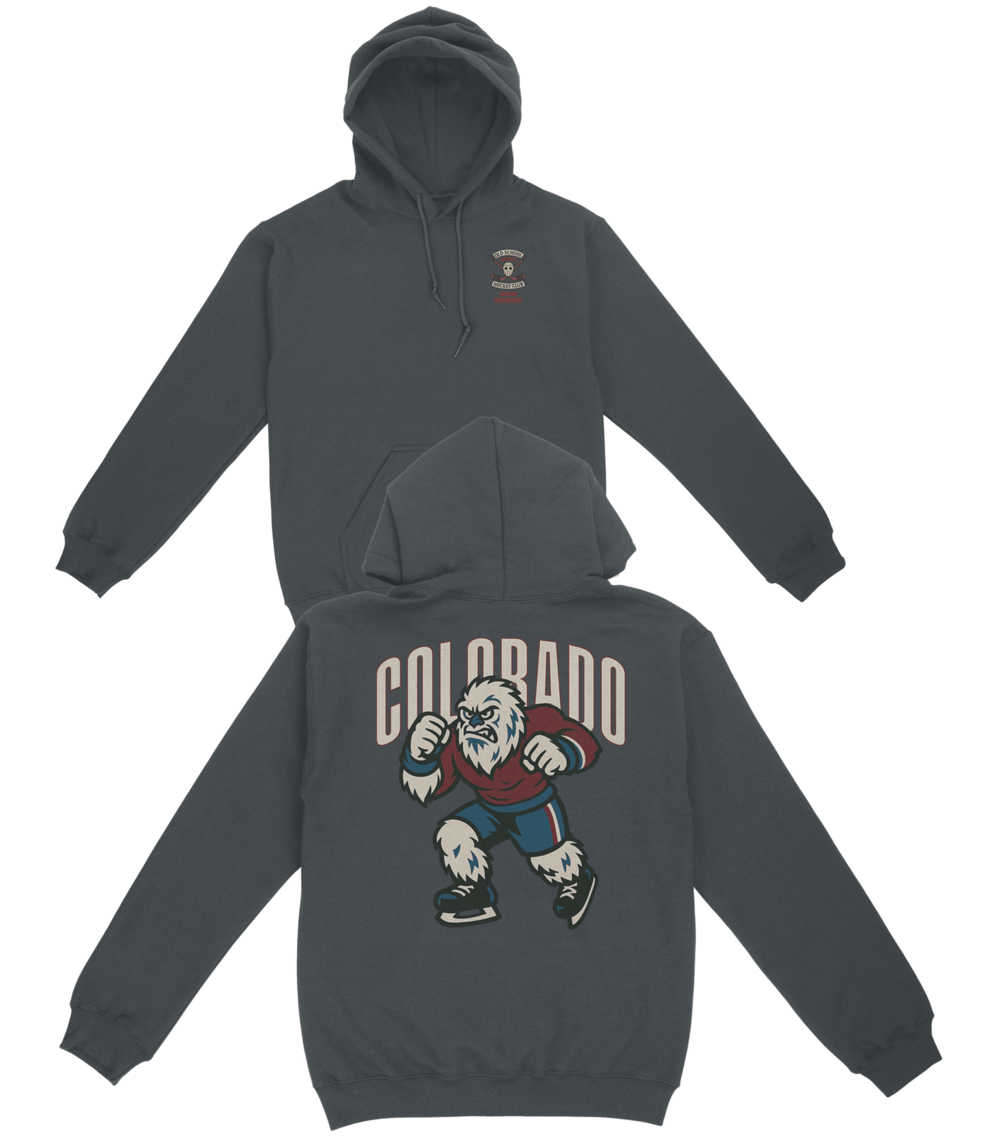 Colorado Hockey v1 Basic Hoodie - Old Time Sports