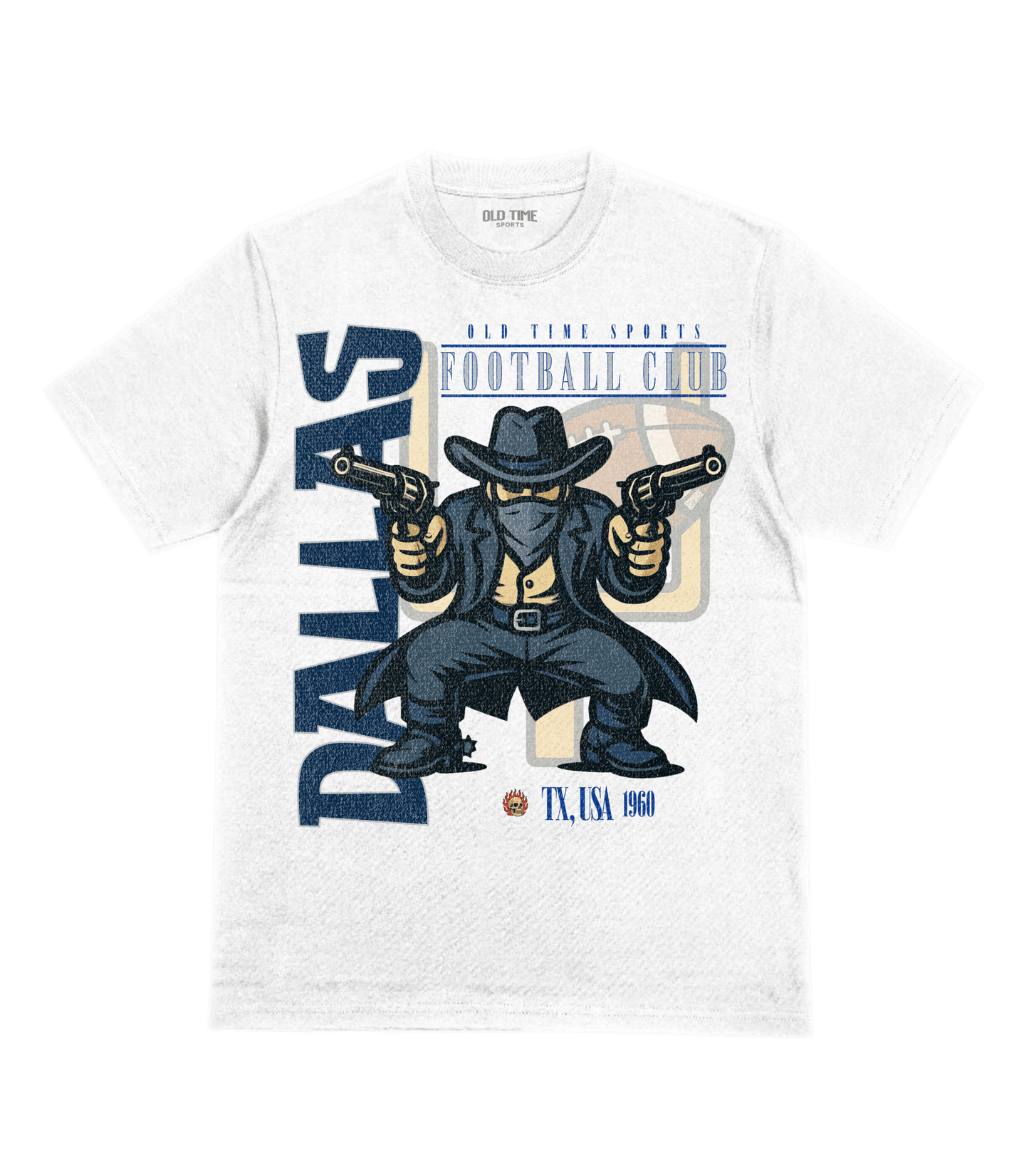 Dallas Football v2 T-Shirt - Old Time Sports