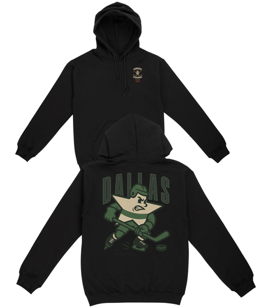 Dallas Hockey v1 Basic Hoodie - Old Time Sports