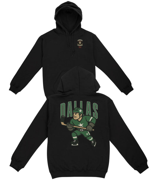 Dallas Hockey v2 Basic Hoodie