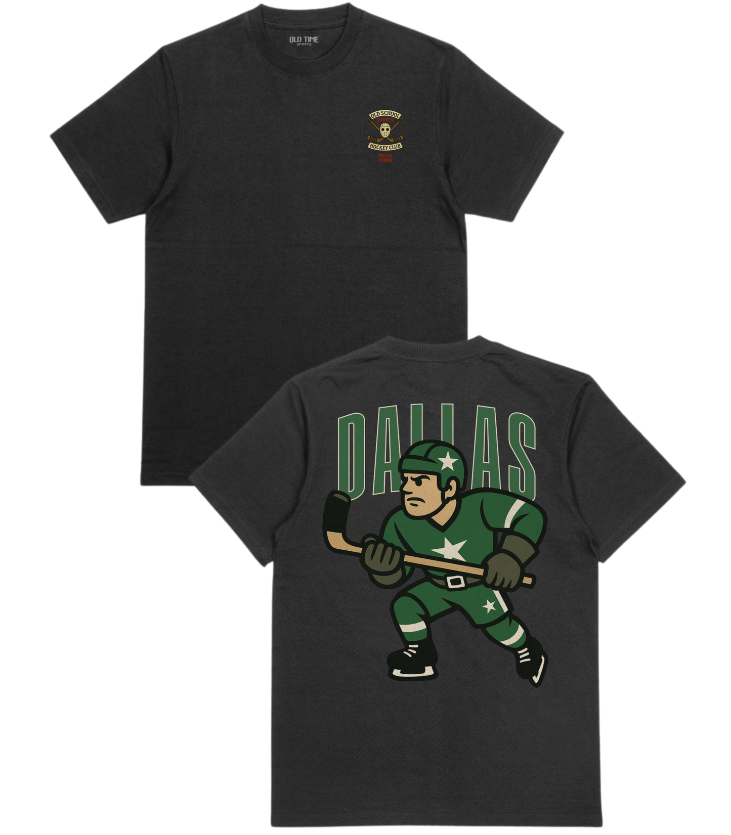 Dallas Hockey v2 T-Shirt - Old Time Sports
