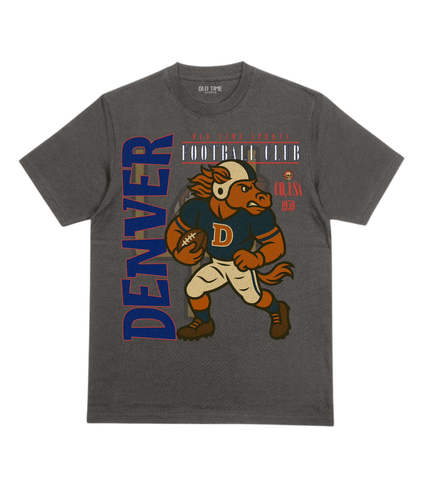 Denver Football v2 T-Shirt - Old Time Sports