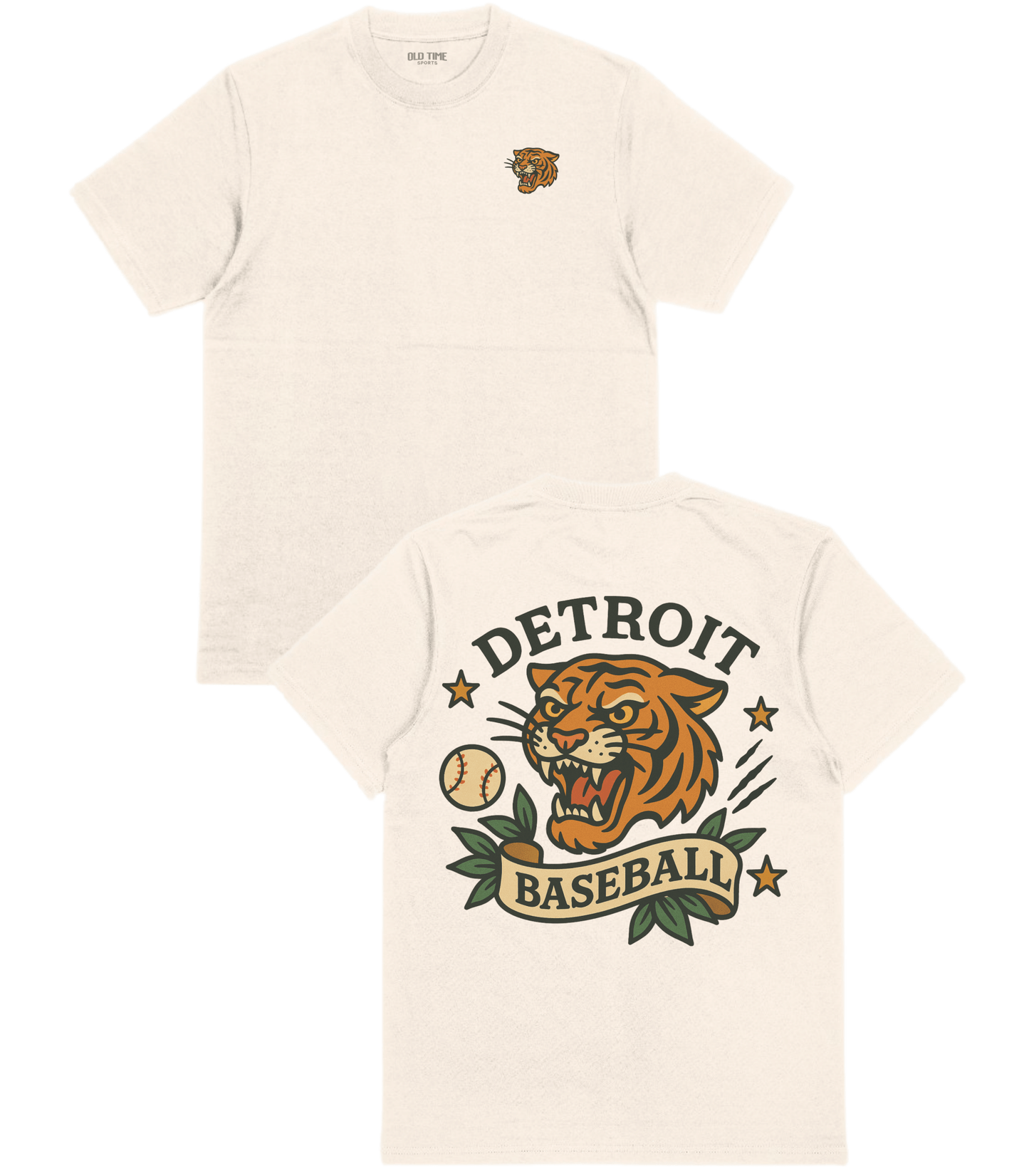 DET Baseball T-Shirt - Old Time Sports