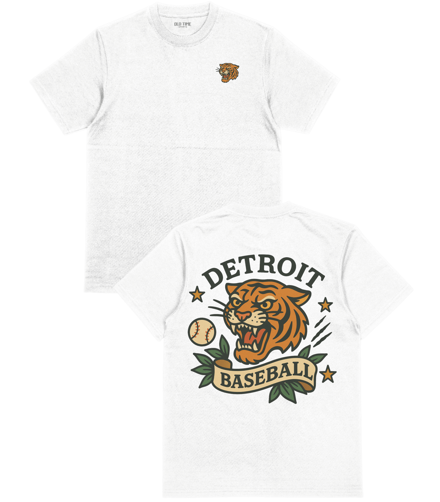 DET Baseball T-Shirt - Old Time Sports