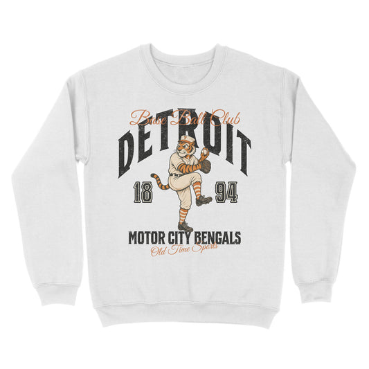 Detroit Base Ball Club Basic Crewneck - Old Time Sports
