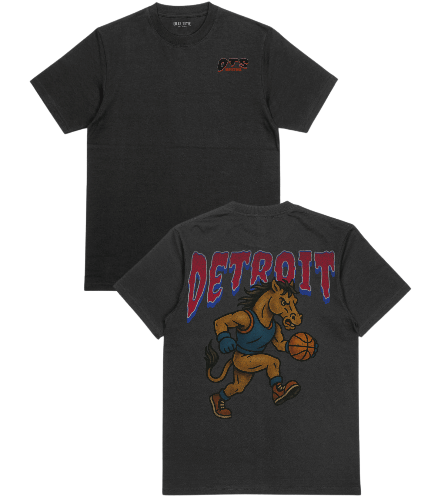 Detroit Basketball T-Shirt - Old Time Sports