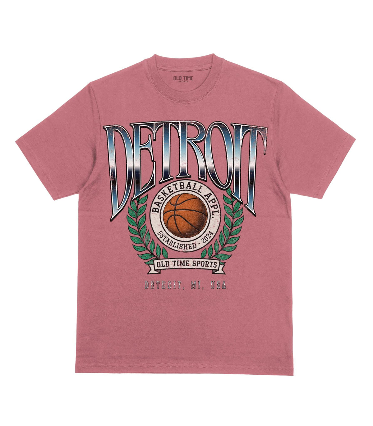 Detroit Basketball T-Shirt - Old Time Sports