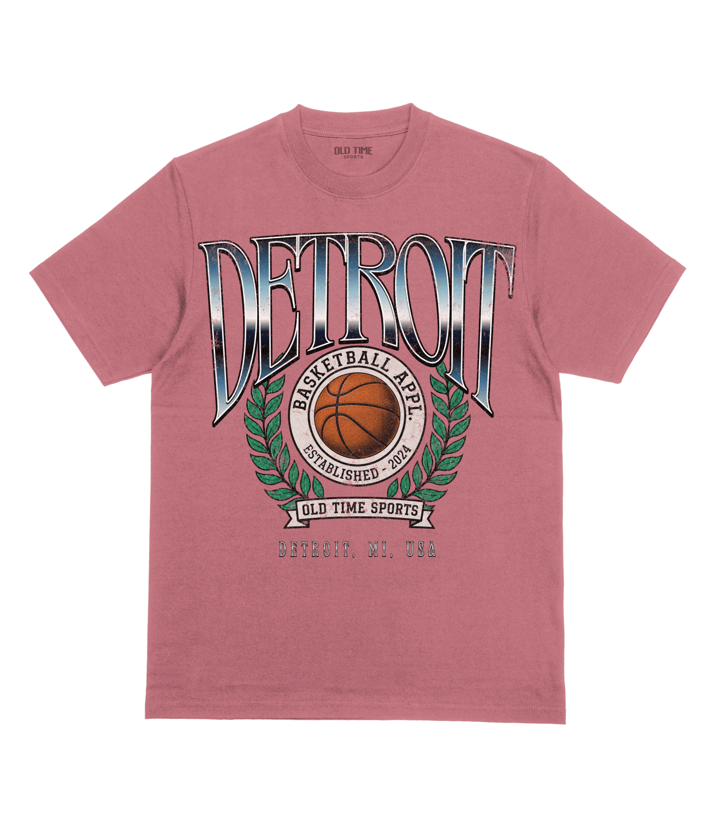 Detroit Basketball T-Shirt - Old Time Sports